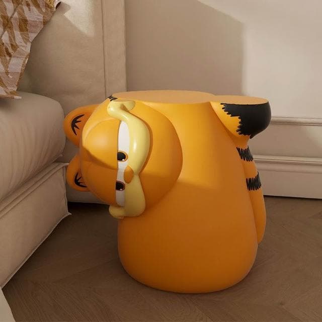 加菲貓周邊客廳沙發凳矮凳電視櫃旁邊落地玄關換鞋凳搬家喬遷禮物