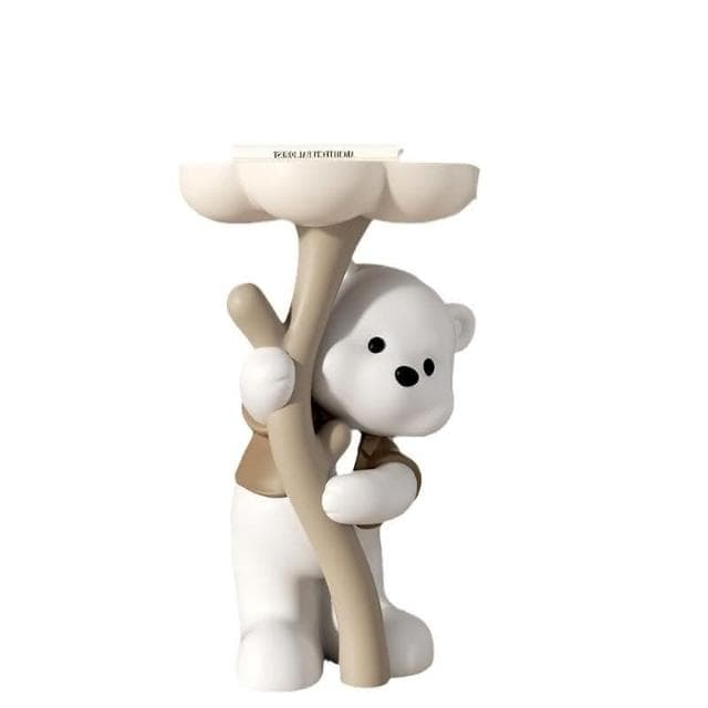 創意熊落地擺件客廳沙發旁電視櫃臥室裝飾置物邊幾家居好物喬遷禮