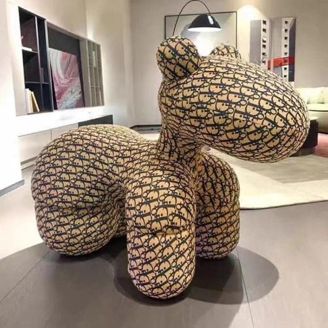 網紅小馬椅創意椅子座椅造型兒童動物凳客廳落地裝飾擺件喬遷禮物