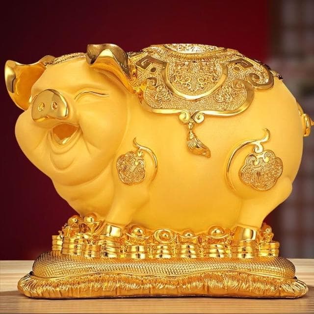 大號金豬存錢罐 儲錢罐 桌麵擺件 招財豬  創意禮品 屬豬生日禮物 創意生日禮物  招財擺件