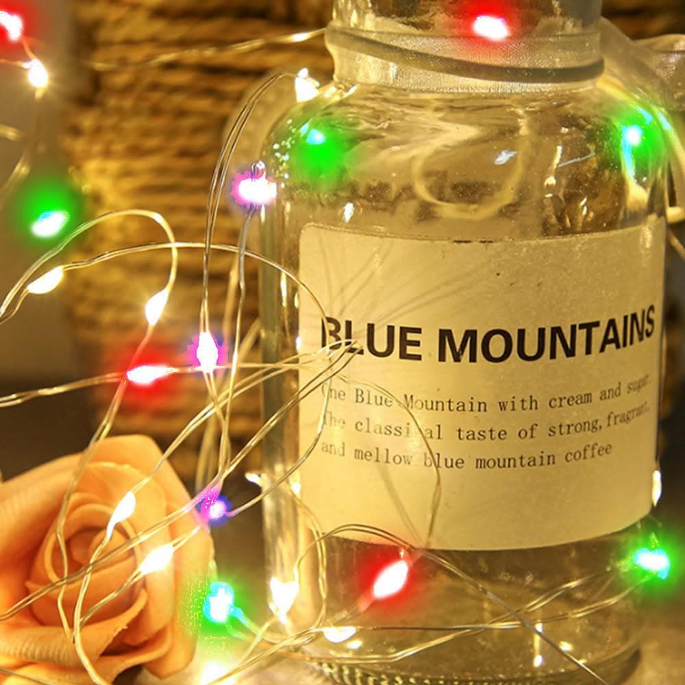 七彩燈串 1米 LED燈 禮物裝飾 燈 燈串 燈飾