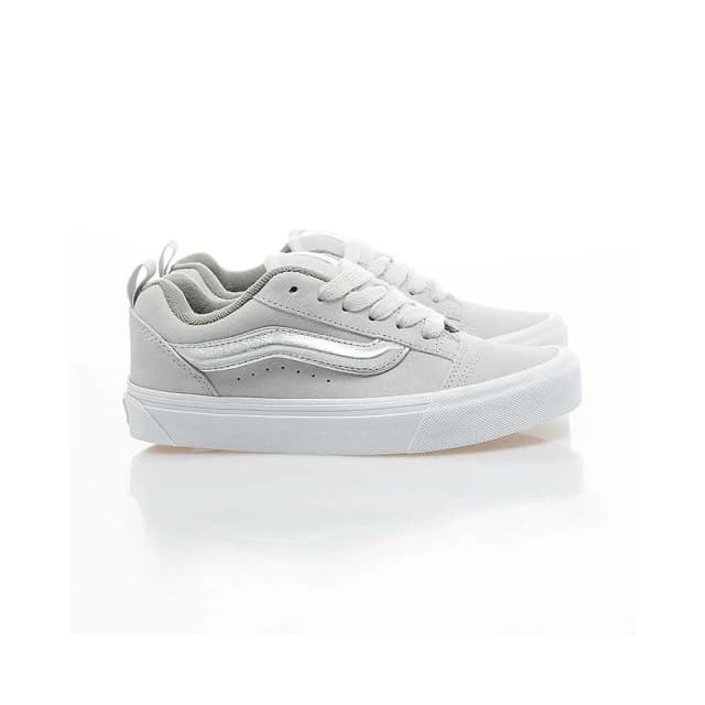 【VANS】美線 Knu Skool 灰色 滑板鞋 麵包鞋 V130000236
