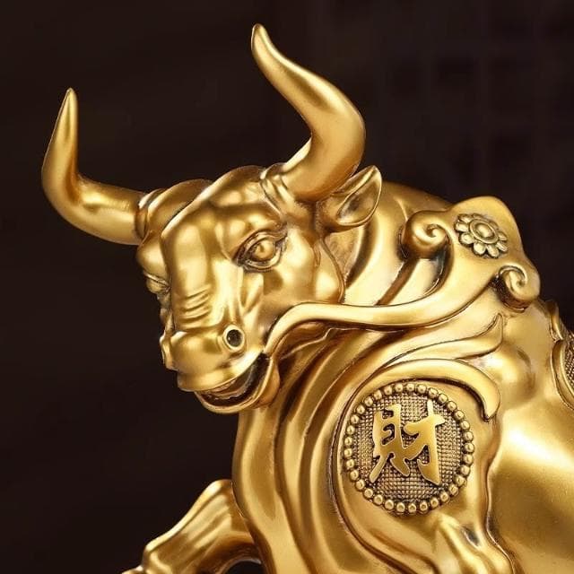 擺件 招財牛擺件十二生肖牛招財擺件店鋪做生意客廳桌面裝飾品開業禮物
