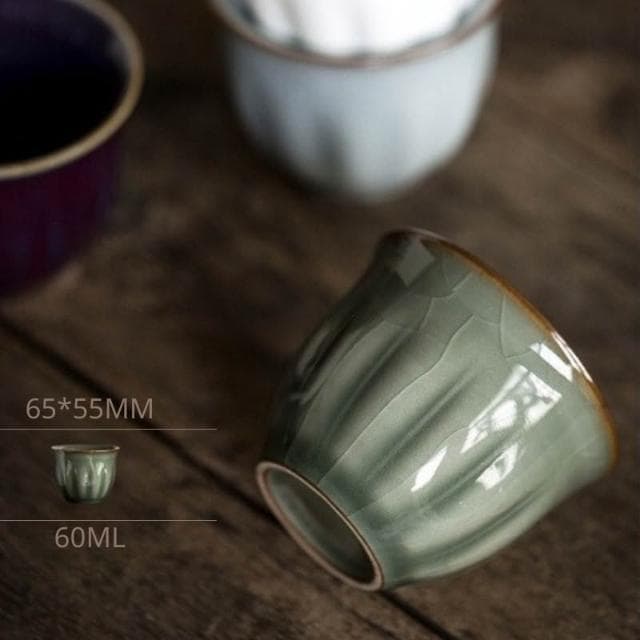 茶杯 水杯 陶杯 仿宋五大名窯茶杯 茶具 茶壺 汝窯 鈞窯 官窯 定窯 哥窯 茶具組 泡茶組 禮盒