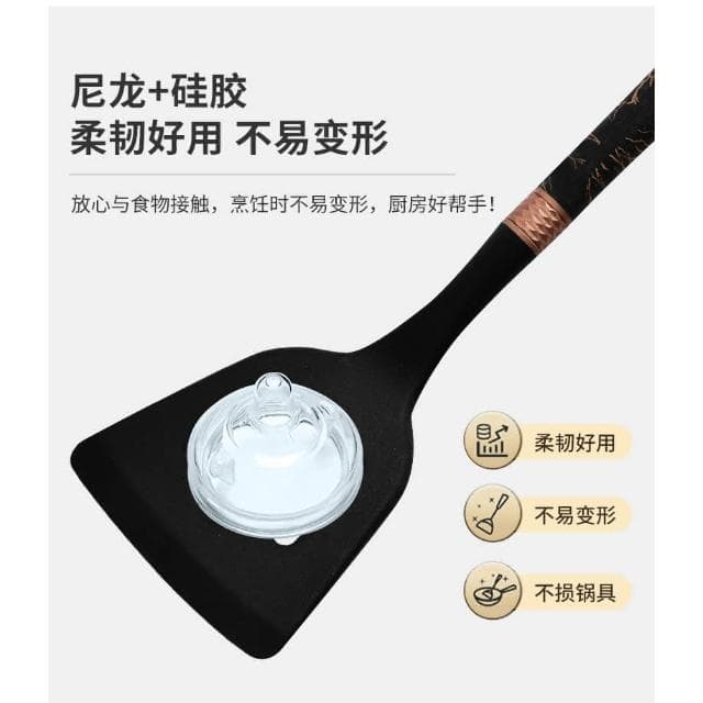 小慕Kogure 刀具 廚房用具13件套 食品級烹飪不粘鍋湯勺鍋鏟 菜刀 切肉刀 剪刀 水果刀 刀具組合套裝