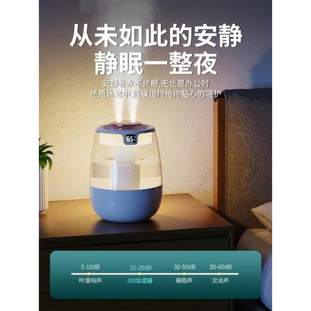 雙噴加濕器小型家用臥室靜音usb便攜辦公室桌面工位迷你空氣淨化器學生宿舍補水孕婦嬰兒室內空調房保濕噴霧