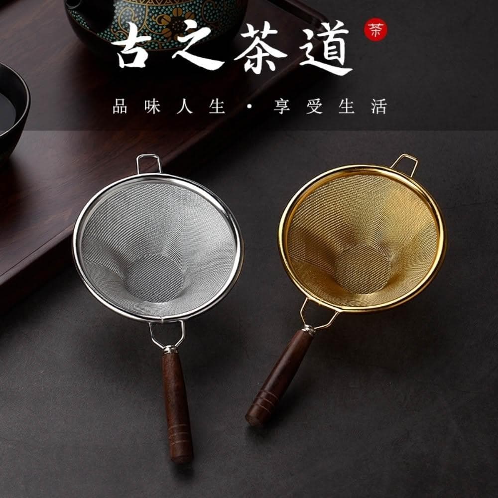 不銹鋼茶漏｜304不銹鋼茶濾茶漏 茶漏支架 茶濾 茶漏 茶具茶漏 不鏽鋼過濾網 茶具配件 過濾網 泡茶網 漏斗型 日式茶漏