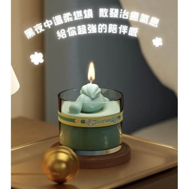 【SANRIO 三麗鷗】三麗鷗 香薰蠟燭 香氛蠟燭 香氛 香薰 薰香 擴香 芳香 香味 精油 家用 臥室 室內 廁所 除臭 空氣清新劑 香水