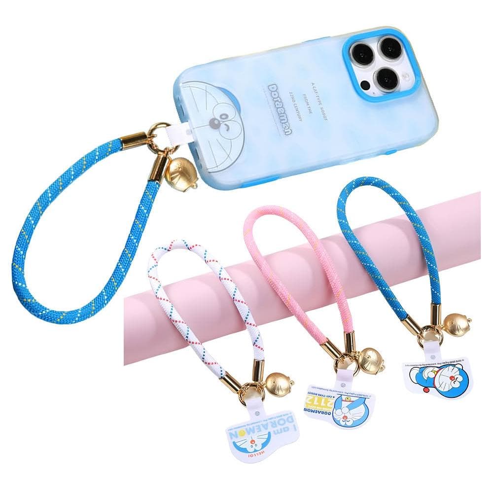 【Doraemon 哆啦A夢】哆啦A夢 手機掛繩 叮噹貓 手機殼掛繩夾片 防丟繩 掛件 配件 手機配件 手腕 掛繩 手腕掛繩 手機防掉掛繩 送禮 生日禮物 交換禮物 聖誕禮物