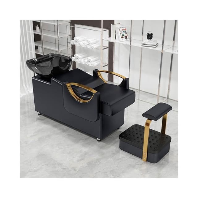 包郵洗頭床理髮店專用髮廊沖水床美髮店半躺式廠家直銷簡約沖頭床