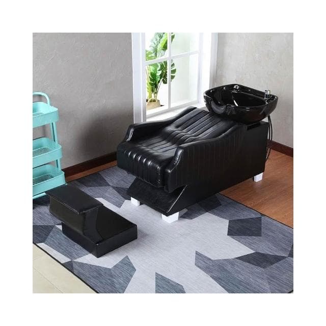 理髮店洗頭床廠家直銷洗發床美髮店髮廊專用陶瓷盆半躺式沖水床