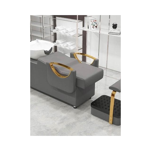 廠家直銷洗頭床理髮店專用髮廊美髮沖頭床網紅潮店陶瓷盆沖水床