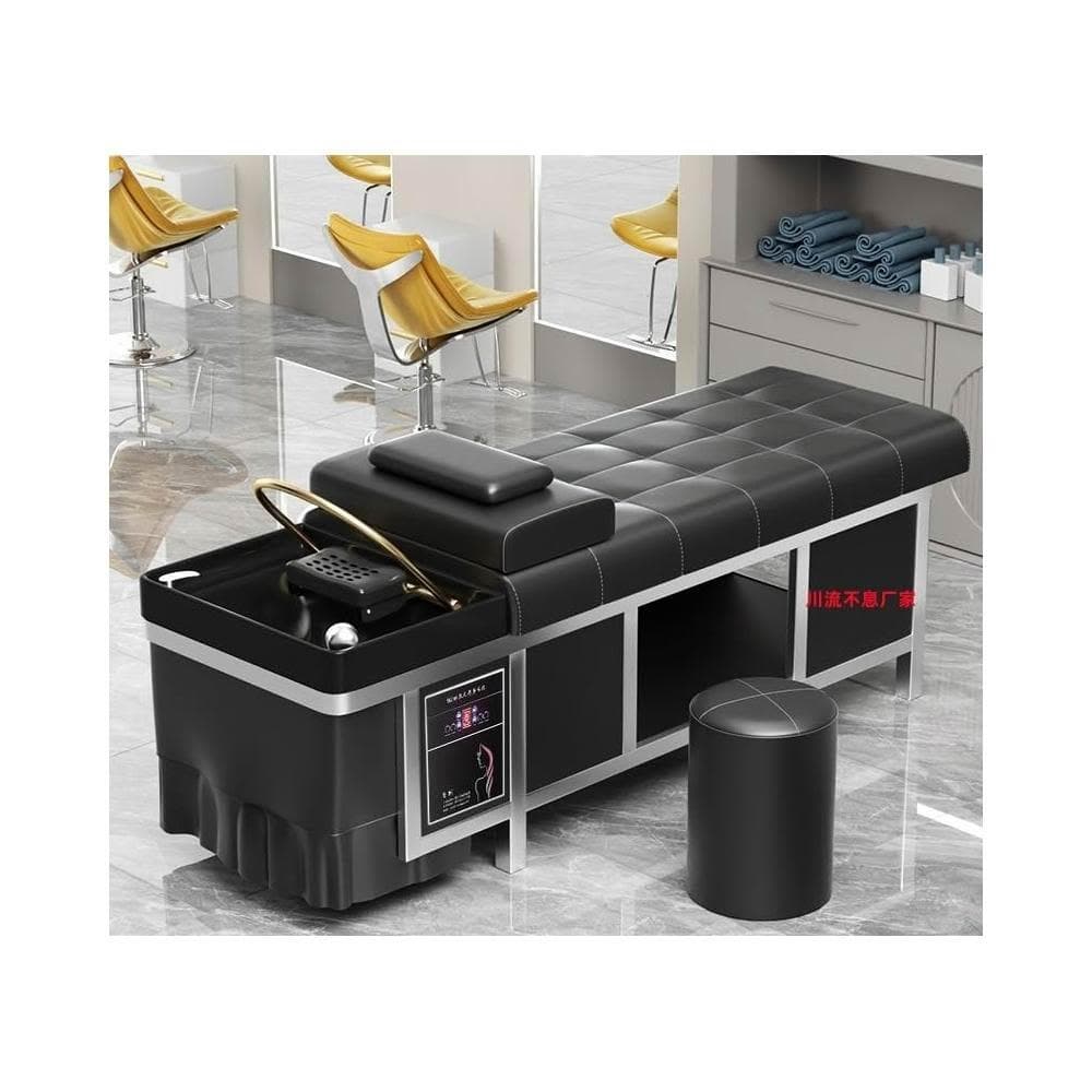 不銹鋼洗頭床泰式水迴圈薰蒸熱水器頭療理髮店髮廊美容院按摩床
