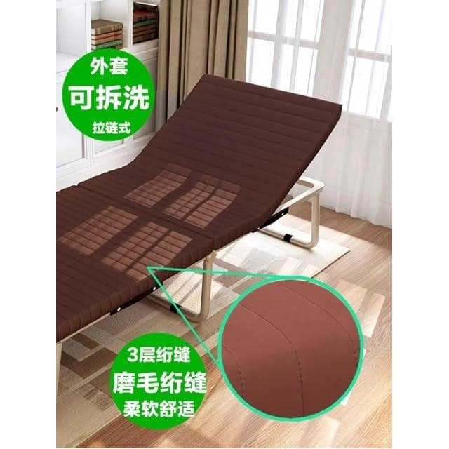 出口便攜移動折疊床單人床辦公室午休午睡躺椅陪護保姆行軍簡易床