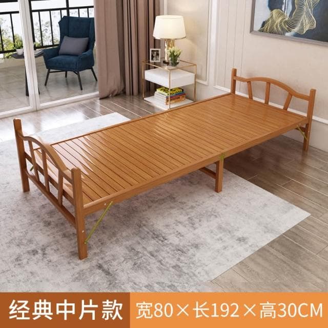 竹床折疊床單人雙人家用款成人午休簡易出租房一米二老式硬板涼床