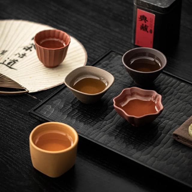 宜興紫砂茶具茶杯套裝平安喜樂主人杯送禮佳品蛇年送領導長輩禮物