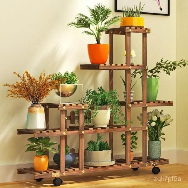 花架 花架子 多層陽臺置物架 落地花盆架  多層花架 花盆 花架 實木花架 盆栽架 多肉植物架 陽臺花架 花盆架 盆架