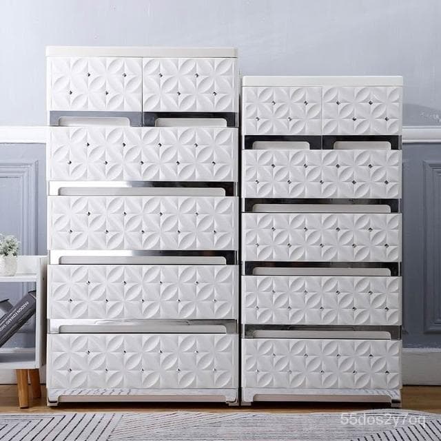 優選😊優品 歐式加厚抽屜式收納櫃 塑料大號收納箱嬰兒童儲物櫃 寶寶衣櫃 整理箱 寶寶衣架 衣櫥 塑膠櫃 寶寶簡易衣櫃