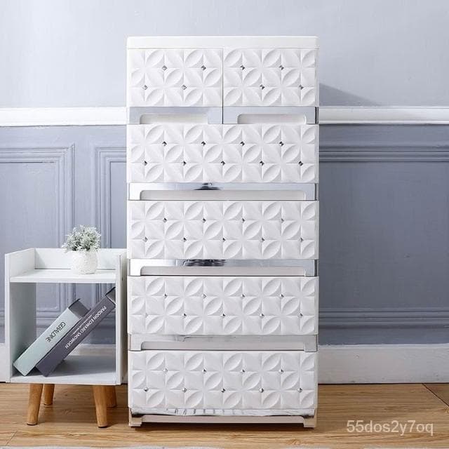 優選😊優品 歐式加厚抽屜式收納櫃 塑料大號收納箱嬰兒童儲物櫃 寶寶衣櫃 整理箱 寶寶衣架 衣櫥 塑膠櫃 寶寶簡易衣櫃