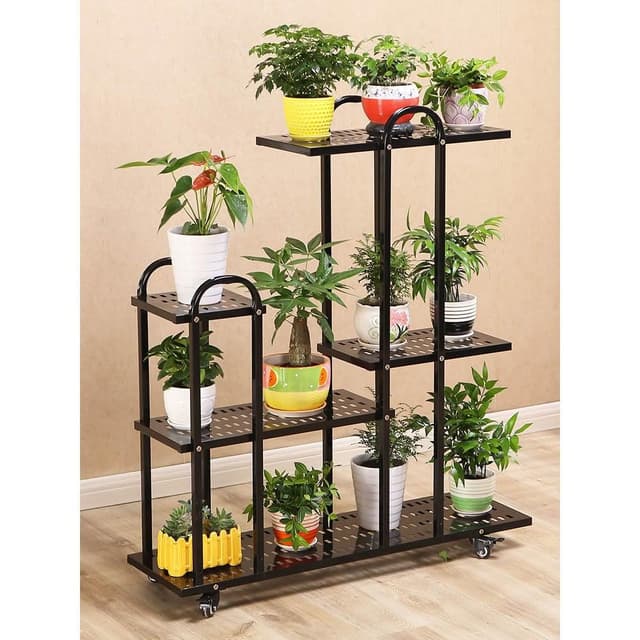 免運｜花架置物架陽台客廳落地式簡約現代鐵藝花架子室內綠蘿多肉花盆架花架盆栽架 多肉植物架 陽台花架 陽台落地式花盆架