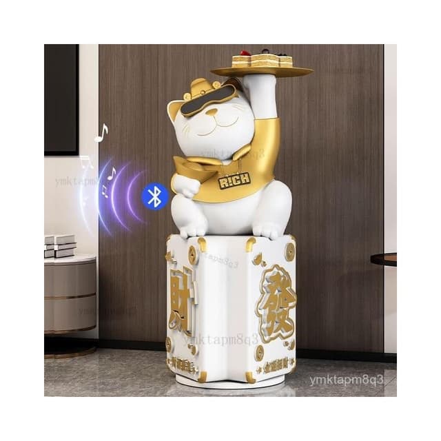 ⭐創意招財貓落地大擺件 客廳裝飾品 辦公室 前臺 門店裝飾擺件 招財擺飾 元寶發財貓存錢罐 開業喬遷禮物 入厝禮物