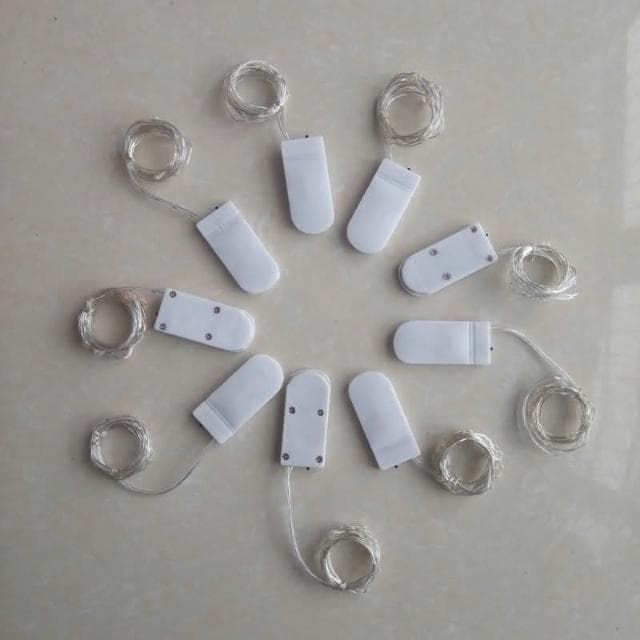 房間裝飾燈 LED 燈串 螢火蟲燈 防水燈串 銅線燈 裝飾燈聖誕節 串燈 裝飾 佈置 銅芯燈 禮物燈 _ 200cm扁盒