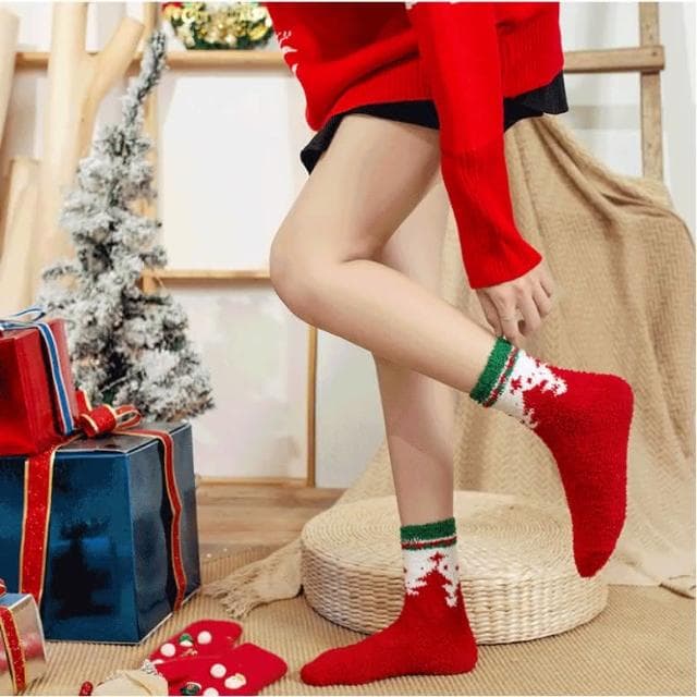 聖誕襪 現貨 聖誕節交換禮物 情侶襪 聖誕禮物 現貨聖誕襪 中筒襪