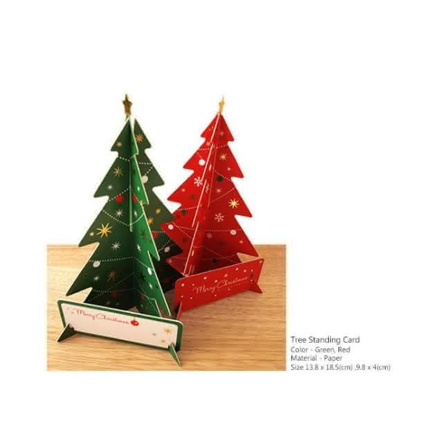 創意 聖誕節 DIY 聖誕樹 裝飾品 嚴選熱銷 卡片 空間佈置 館長推薦 聖誕卡 聖誕禮物 _ 綠色聖誕樹