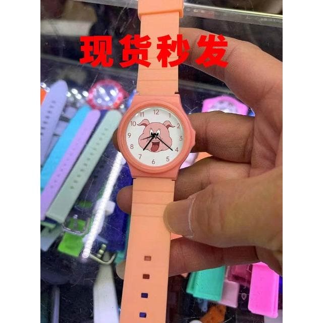 周處除三害小豬手錶陳桂林同款運動手環手錶女款學高顏值跑步專用