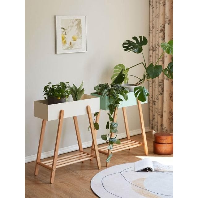 花架落地室內日式客廳花盆托架陽臺植物擺放置物架綠蘿盆栽花架子