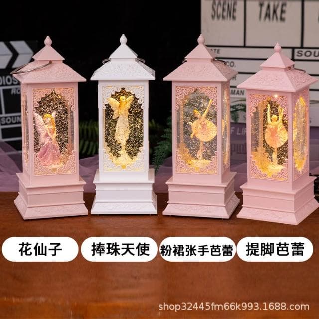 水晶球音樂音樂盒可旋轉芭蕾跳舞生日禮物女生女孩兒童小公主網紅