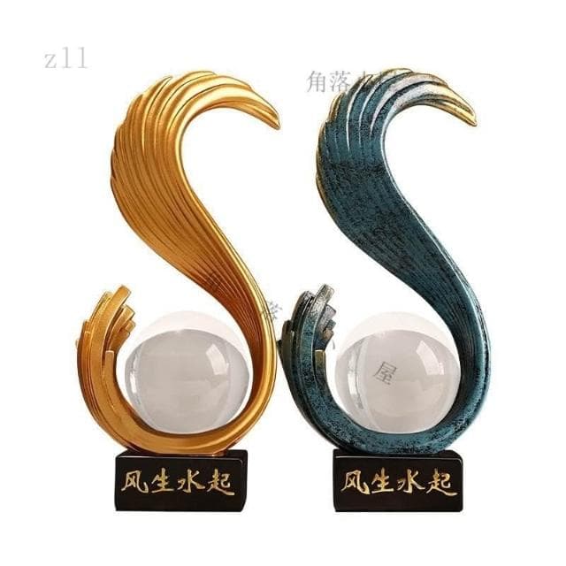 🔥新中式擺件 玄關擺飾 裝飾品擺件 電視櫃擺件 擺飾 風生水起 酒櫃裝飾品 玄關擺件 辦公室桌裝飾品 入厝禮物 喬遷禮品