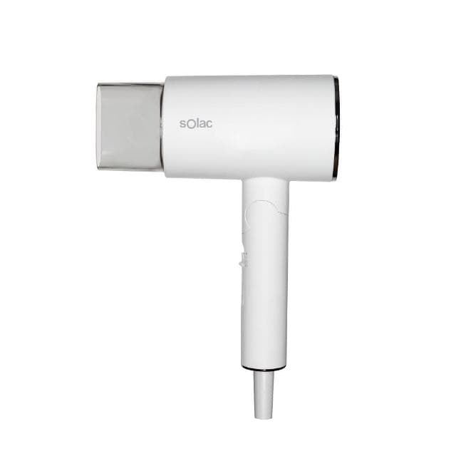 【SOLAC】輕巧大風量可折疉負離子吹風機 SHD-208 兩色可選 SHD-208W/SHD-208B