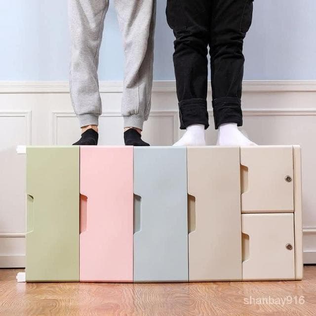 抽屜櫃 收納櫃 整理櫃 儲物櫃 整理箱 加厚大號收納櫃抽屜式塑料兒童寶寶衣櫃五鬥嬰兒玩具儲物櫃整理箱