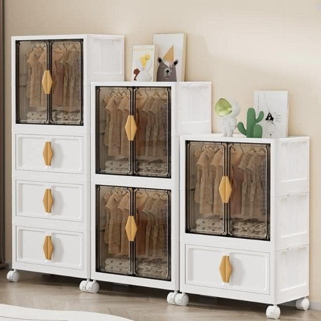 寶寶衣櫃 兒童衣服 收納櫃 儲物櫃 嬰兒小衣櫥 臥室家用簡易嬰兒衣櫃