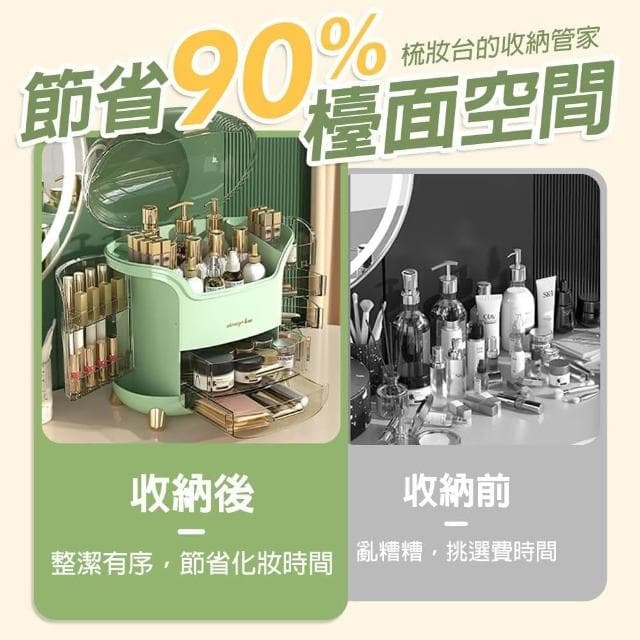 化妝品收納盒桌上收納盒 化妝品收納 化妝品收納箱 保養品收納 化妝架 收納盒 化妝箱