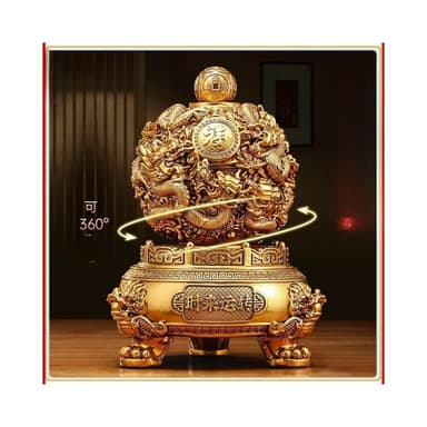九轉乾坤龍鼎擺件 招財 客廳酒櫃辦公室桌麵大氣裝飾品 公司開業禮物 開幕送禮 入厝 新屋送禮