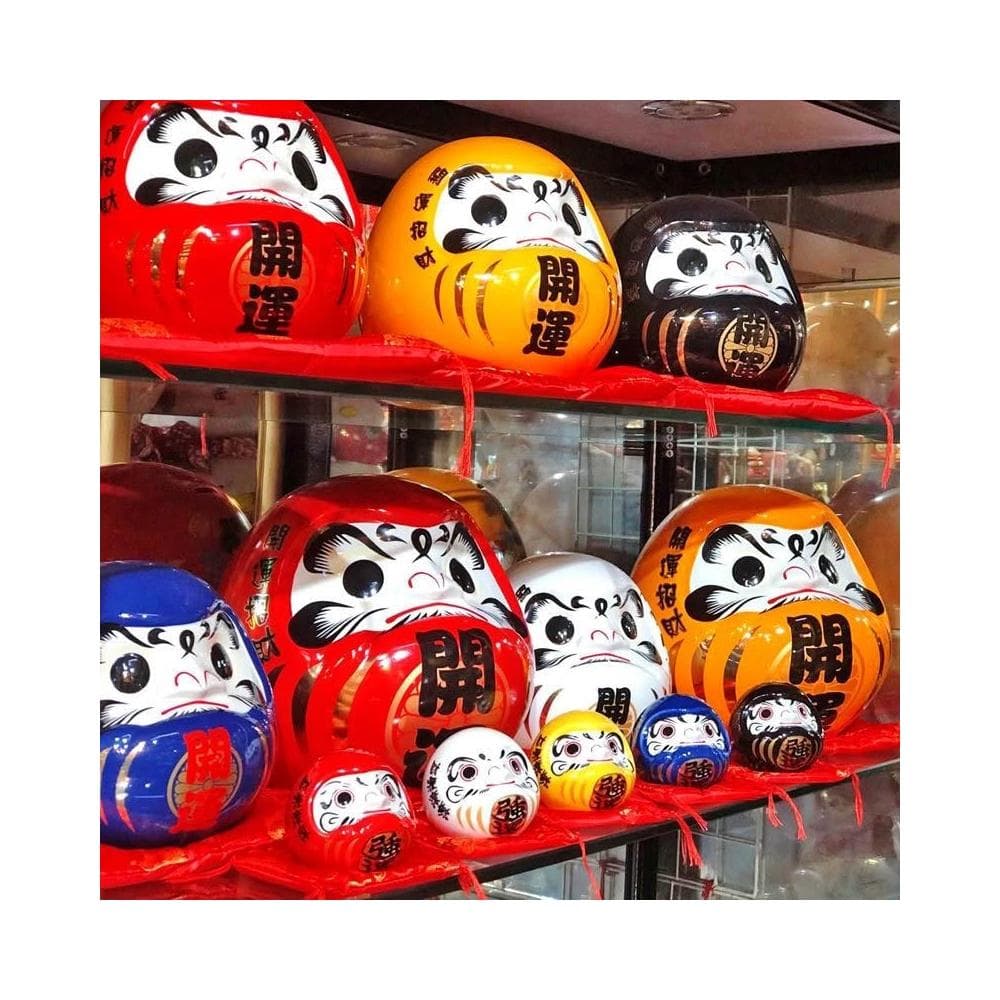 開業創意禮物日式壽司店鋪裝飾擺件開運招財達摩陶瓷存錢罐大容量