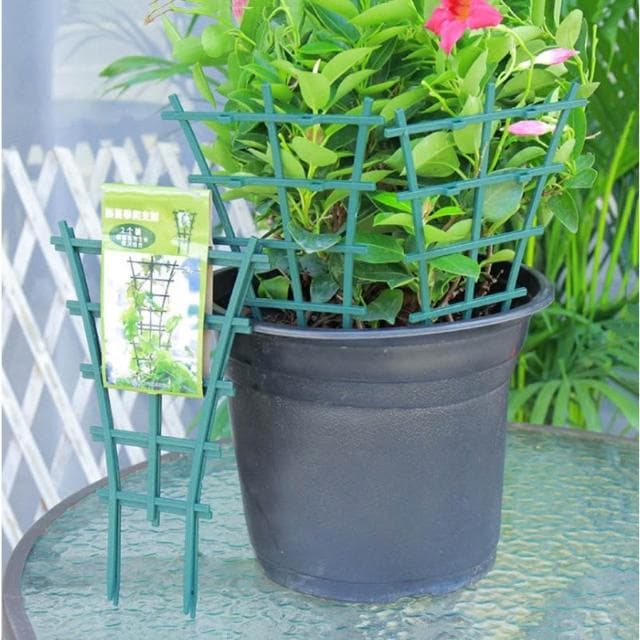 小魚嚴選 扇形爬藤支架 一組兩片 園藝植物盆栽蝴蝶蘭藤蔓陽台室內固定支架 觀賞植物爬藤網網架