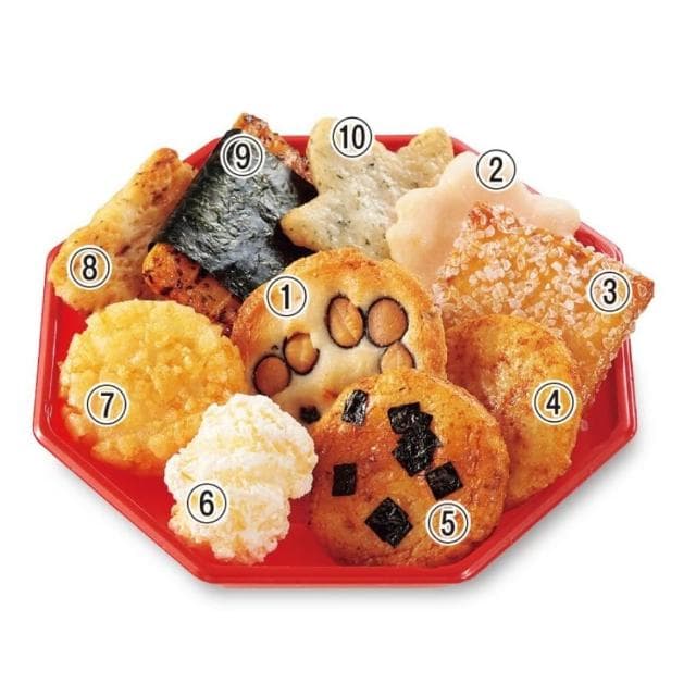 日本原裝 播磨屋本店 丹頂鶴福袋 贈答箱 12袋入 餅乾 送禮 原味仙貝 海苔味 日本零食 伴手禮 過年 伴手禮(豆豆家)
