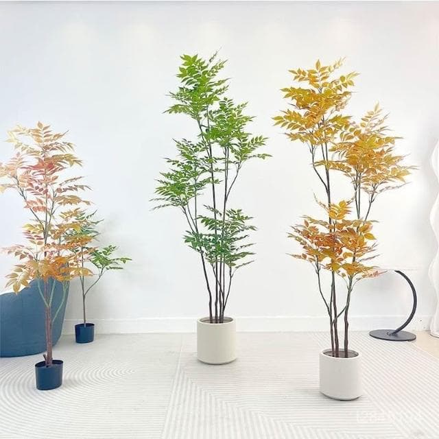 🔥免運🔥仿真綠植漆木樹輕奢室內客廳裝飾擺件盆栽仿生植物直播間造景假樹仿真植物 仿真盆栽 高端假植物 仿真花 假花植物