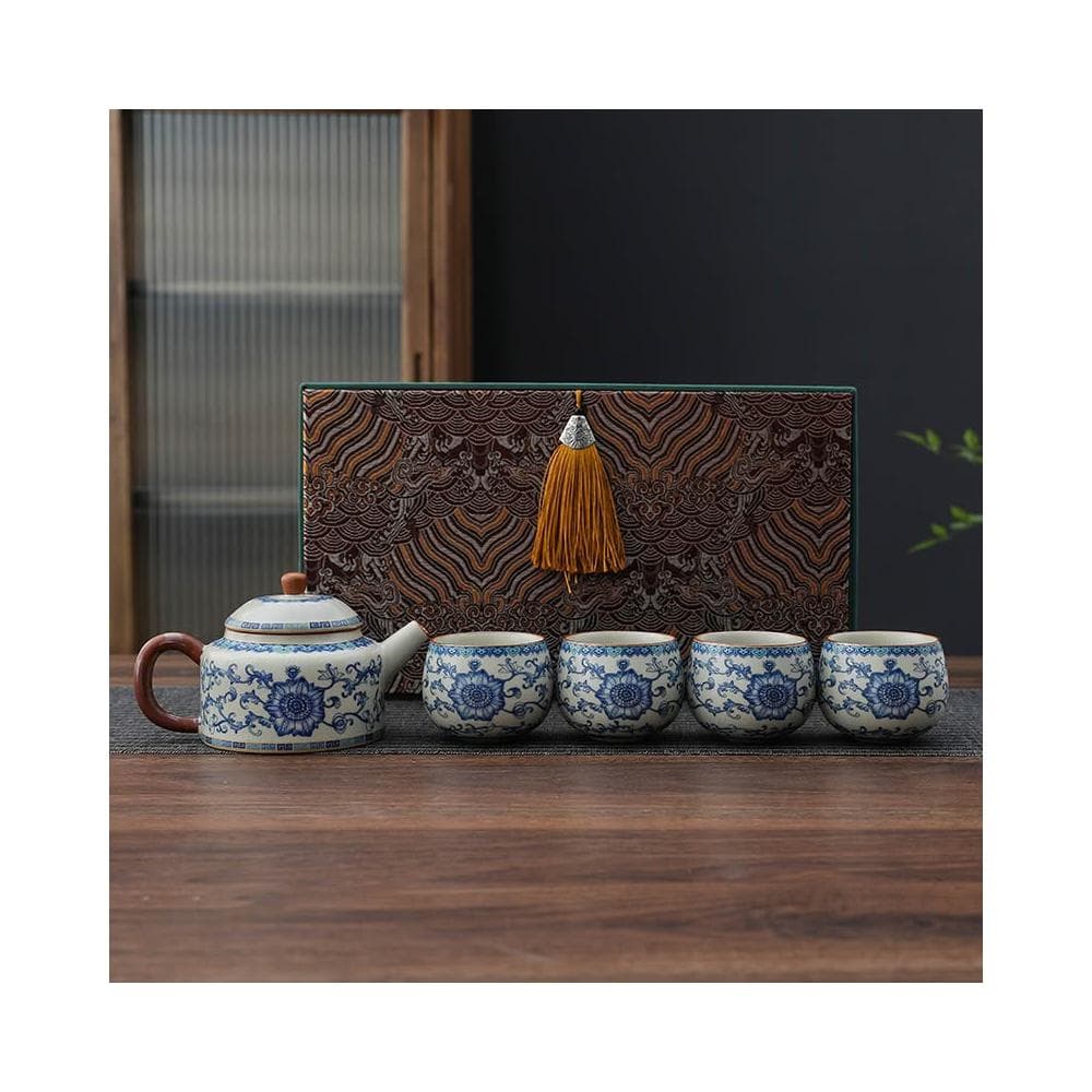 功夫茶具套裝輕奢會客泡茶茶具禮盒裝送長輩禮盒套組