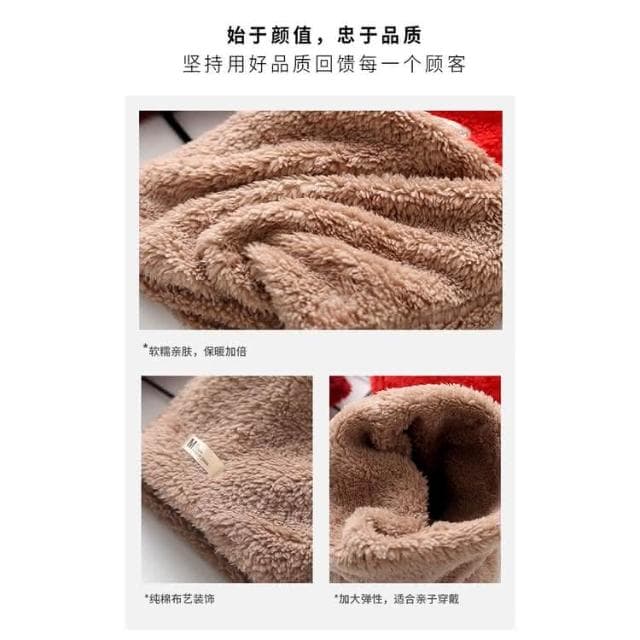 台灣現貨 韓版純色毛絨圍脖 兒童圍脖 加厚圍脖 保暖圍脖