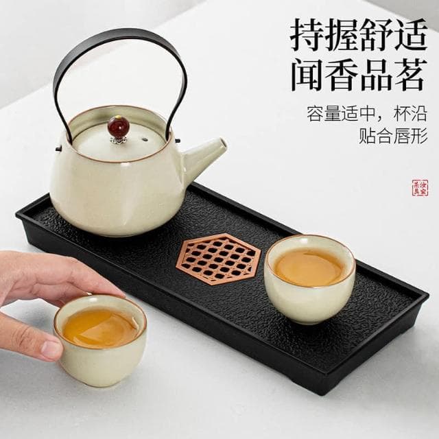功夫茶具小套裝 家用 個人用 飯店單人飲泡茶一壺二杯乾泡茶盤台