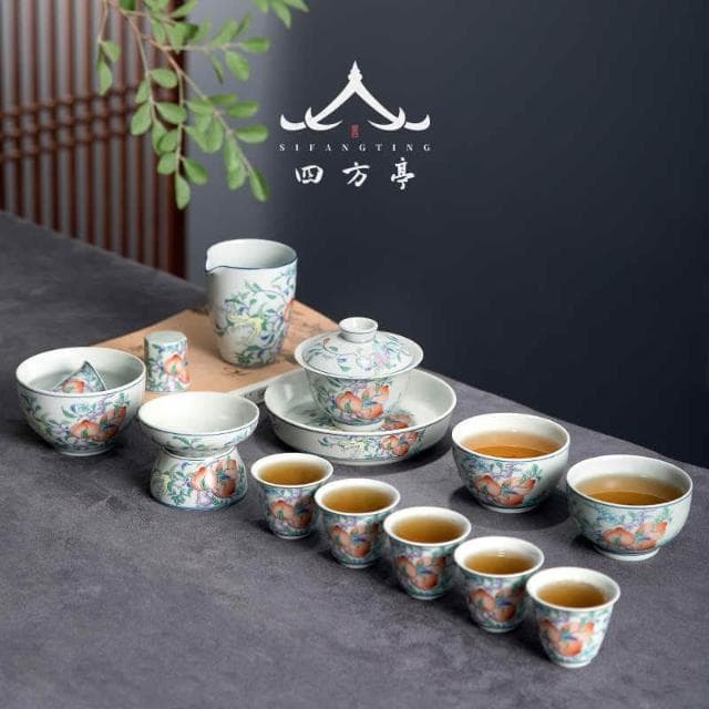 陶瓷茶具 喬遷新居陶瓷茶具套裝 家用客廳水杯 新婚禮物茶壺杯子結婚禮品