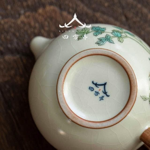 汝窯茶壺 大號手抓壺單 壺陶瓷泡茶壺 茶具茶道家用壺 新款高檔開片茶壺