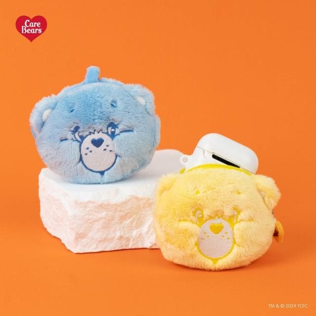 【Care Bears】泰國正版 CareBears Airpods萬用耳機包 鑰匙圈 吊飾 耳機套 零錢包 彩虹熊 愛心熊