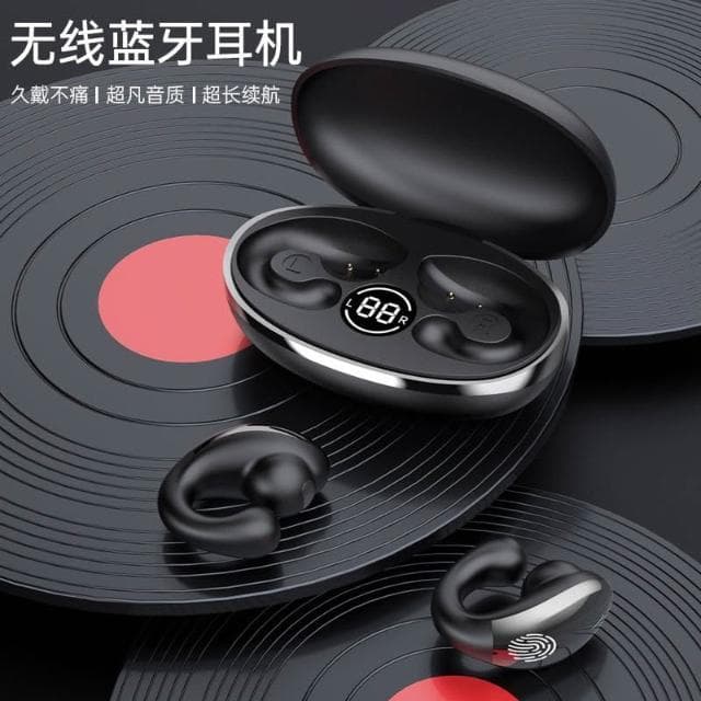 臺灣出貨 柏林之聲 夾式耳機 運動耳機 無線藍芽耳機 不入耳 夾式運動耳機 降噪 耳夾式 藍芽無線耳機 重低音 降噪 防汗