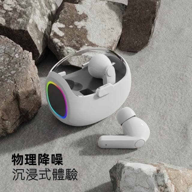 台灣出貨 TWS新款無線藍牙耳機無缐 無線藍芽耳機 指紋觸控 適用蘋果/安卓/三星等 運動耳機 降入耳式耳機 數顯電量 藍芽無線耳機