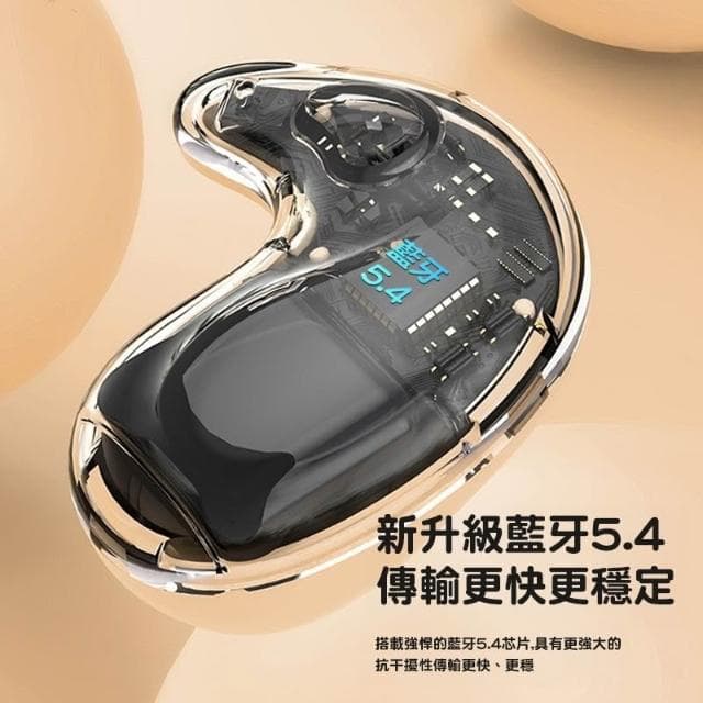 超薄迷你睡眠耳機 貼耳式藍芽耳機 骨傳導耳機 半入耳藍牙耳機 ENC 超長續航無線耳機 降噪藍芽耳機 不入耳耳機